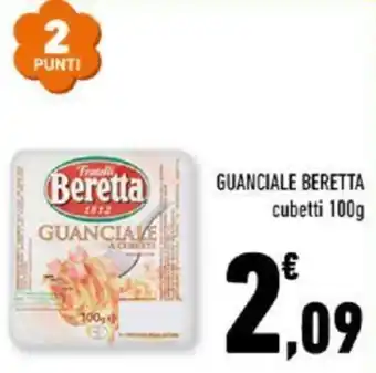 Conad GUANCIALE BERETTA cubetti 100g offerta