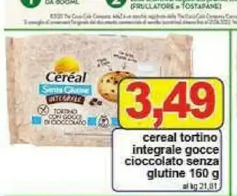 Pewex Tortino integrale gocce di cioccolato offerta