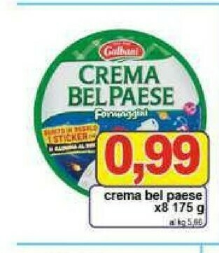 Pewex Crema bel paese formaggini 175 g(ml) offerta