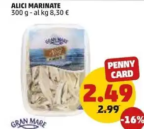 PENNY ALICI MARINATE 300 g offerta