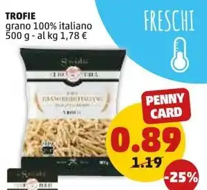 PENNY TROFIE grano 100% italiano 500 g offerta