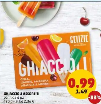 PENNY GHIACCIOLI ASSORTITI 420 g offerta