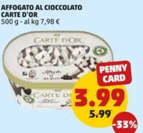 PENNY AFFOGATO AL CIOCCOLATO CARTE D'OR 500 g offerta