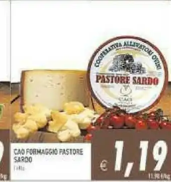 Pim Supermercati Cao formaggio fastore sardo offerta