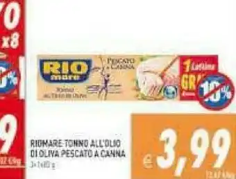 Pim Supermercati Tonno all'olio di oliva pescato a canna 312 g(ml) offerta