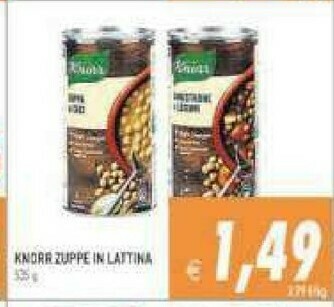 Zuppe in lattina