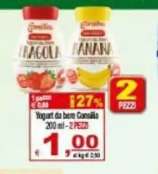 CTS Supermercati Yogurt da bere banana offerta