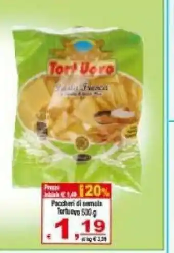 Tortuoro paccheri di semola