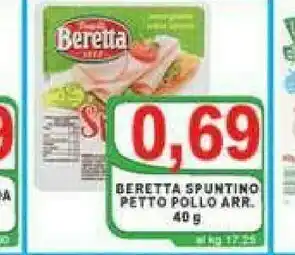 Top Supermercati Spuntino petto pollo arrosto offerta