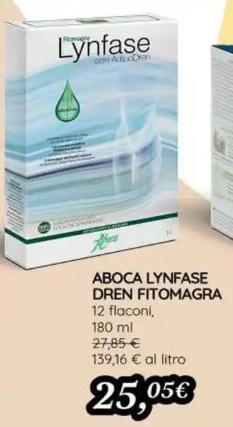 ABOCA LYNFASE DREN FITOMAGRA 12 flaconi, 180 ml