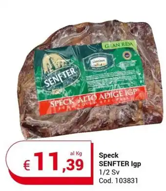 Centro Cash Speck SENFTER Igp 1/2 Sv offerta