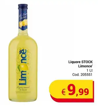 Centro Cash Liquore STOCK Limonce' 1 Lt offerta