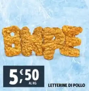 Deco Supermercati LETTERINE DI POLLO offerta