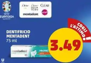 PENNY DENTIFRICIO MENTADENT 75 ml offerta