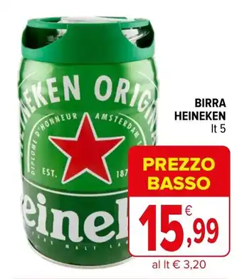 Iperal BIRRA HEINEKEN It 5 offerta