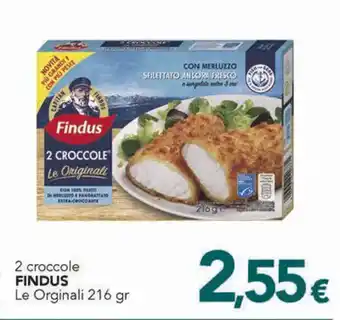 Altasfera 2 croccole FINDUS Le Orginali 216 gr offerta