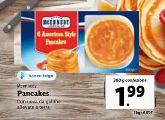 Lidl Mcennedy Pancakes 300 g confezione offerta