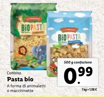 Lidl Combino Pasta bio 500 g confezione offerta