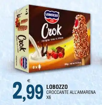 Gruppo La Tirrenica LOBOZZO CROCCANTE ALL'AMARENA X6 offerta