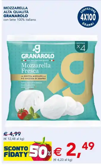 Esselunga MOZZARELLA ALTA QUALITÀ GRANAROLO offerta