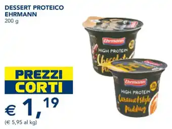 Esselunga DESSERT PROTEICO EHRMANN 200 g offerta