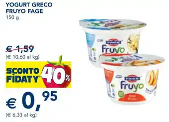 Esselunga YOGURT GRECO FRUYO FAGE 150 g offerta