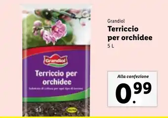 Lidl Grandiol Terriccio per orchidee 5 L offerta