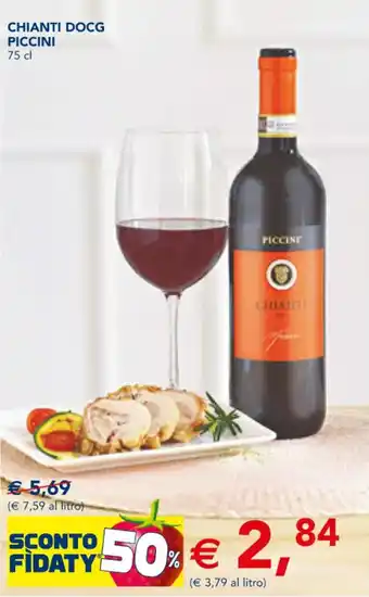 Esselunga CHIANTI DOCG PICCINI 75 cl offerta