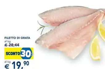 Esselunga FILETTO DI ORATA offerta