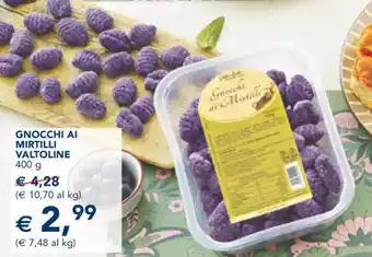 Esselunga GNOCCHI AI MIRTILLI VALTOLINE 400 g offerta