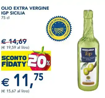 Esselunga OLIO EXTRA VERGINE IGP SICILIA 75 cl offerta