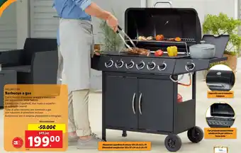 Lidl GRILLMEISTER Barbecue a gas offerta