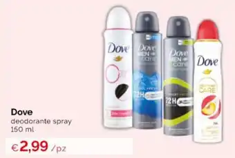 Prodet Dove deodorante spray 150 ml offerta