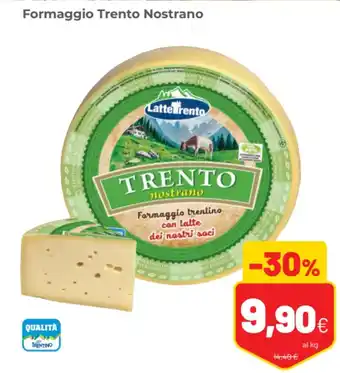 Coop famiglia cooperativa Formaggio Trento Nostrano offerta