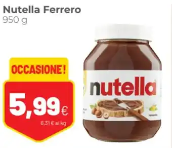 Coop famiglia cooperativa Nutella Ferrero 950 g offerta