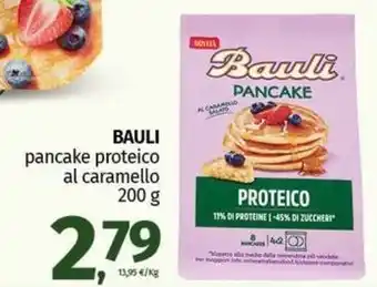 Pam BAULI pancake proteico al caramello 200 g offerta