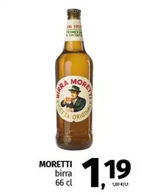 Pam MORETTI birra 66 cl offerta