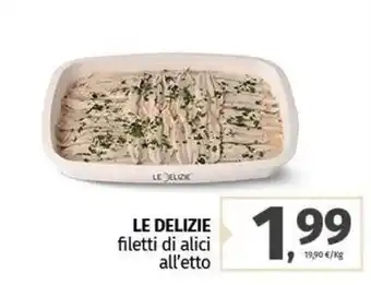 Pam LE DELIZIE filetti di alici offerta