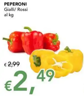 Migross Supermercati e Market PEPERONI Gialli/ Rossi offerta