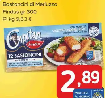 Famila Bastoncini di Merluzzo Findus gr 300 offerta