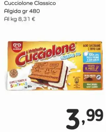 Famila Cucciolone Classico Algida gr 480 offerta