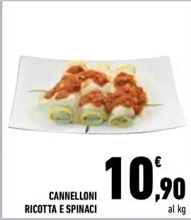 Conad City CANNELLONI RICOTTA E SPINACI offerta