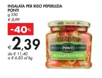 Bennet INSALATA PER RISO PEPERLIZIA PONTI offerta