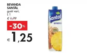 Bennet BEVANDA SANTÀL gusti vari, l 1 offerta