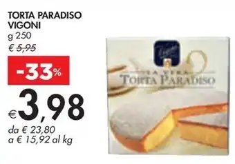 Bennet TORTA PARADISO VIGONI offerta