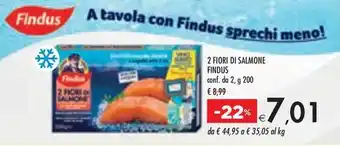 Bennet 2 FIORI DI SALMONE FINDUS conf. da 2, g 200 offerta