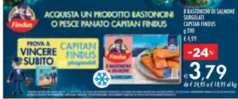 Bennet 8 BASTONCINI DI SALMONE SURGELATI CAPITAN FINDUS offerta