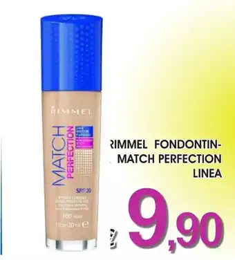 Deter Shop RIMMEL FONDONTIN MATCH PERFECTION LINEA offerta