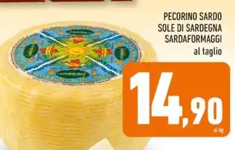 Conad PECORINO SARDO SOLE DI SARDEGNA SARDAFORMAGGI offerta