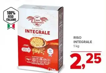 Todis RISO INTEGRALE 1 kg offerta